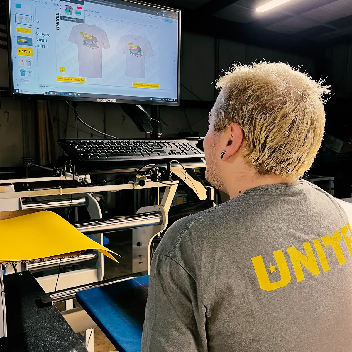 Ross Averett at work