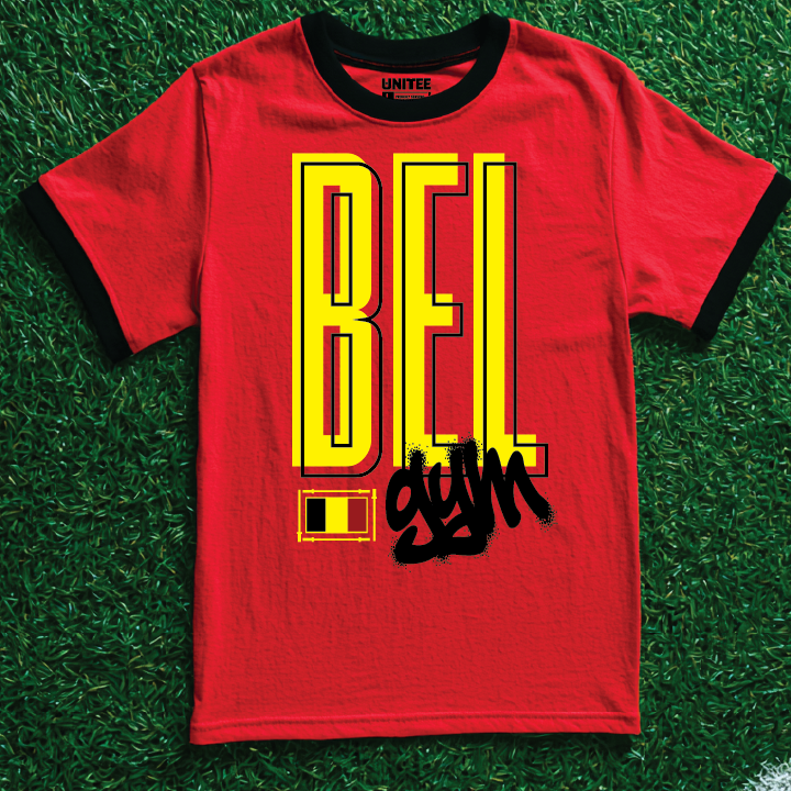 BELgym Belgium inspired gym shirt concept