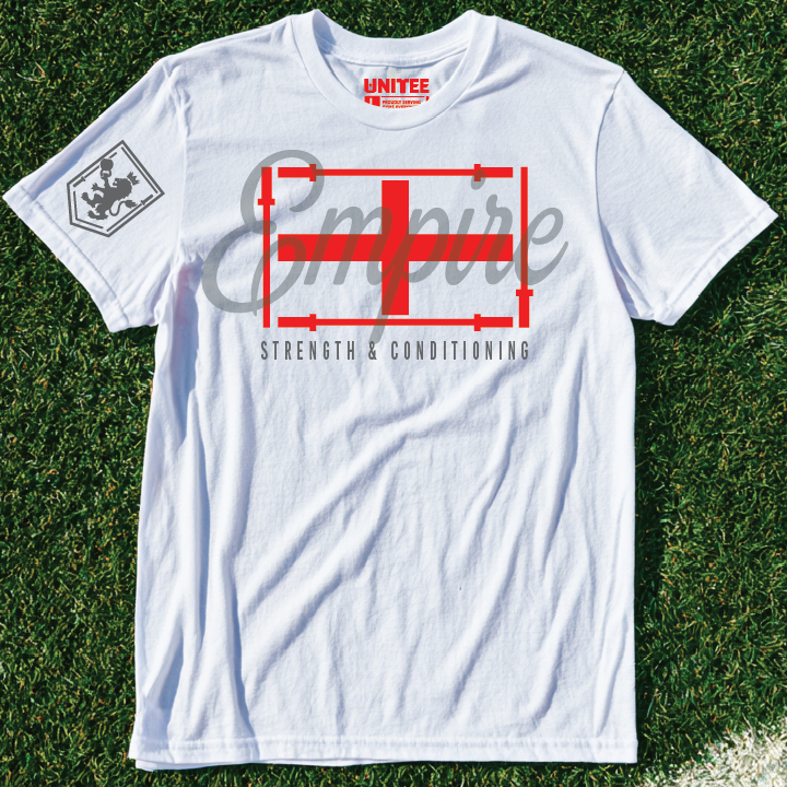 Empire S&C England inspired gym shirt concept