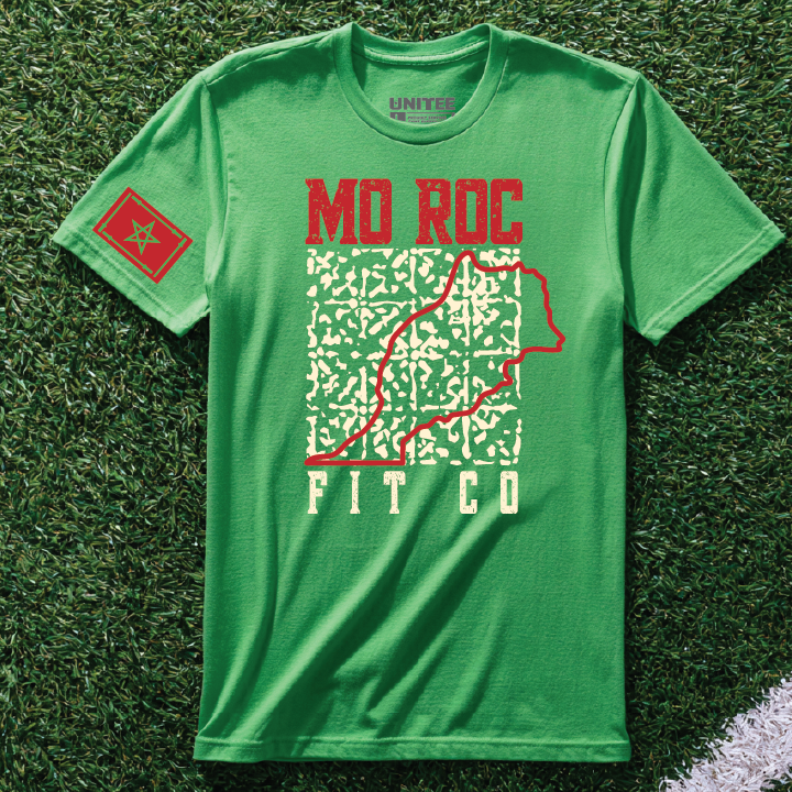 MO ROC Fit Co Morocco inspired gym shirt concept