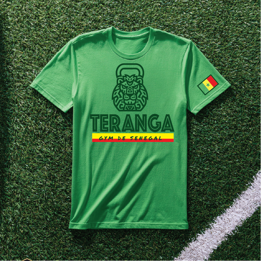 Teranga Gym De Senegal Senegal inspired gym shirt concept