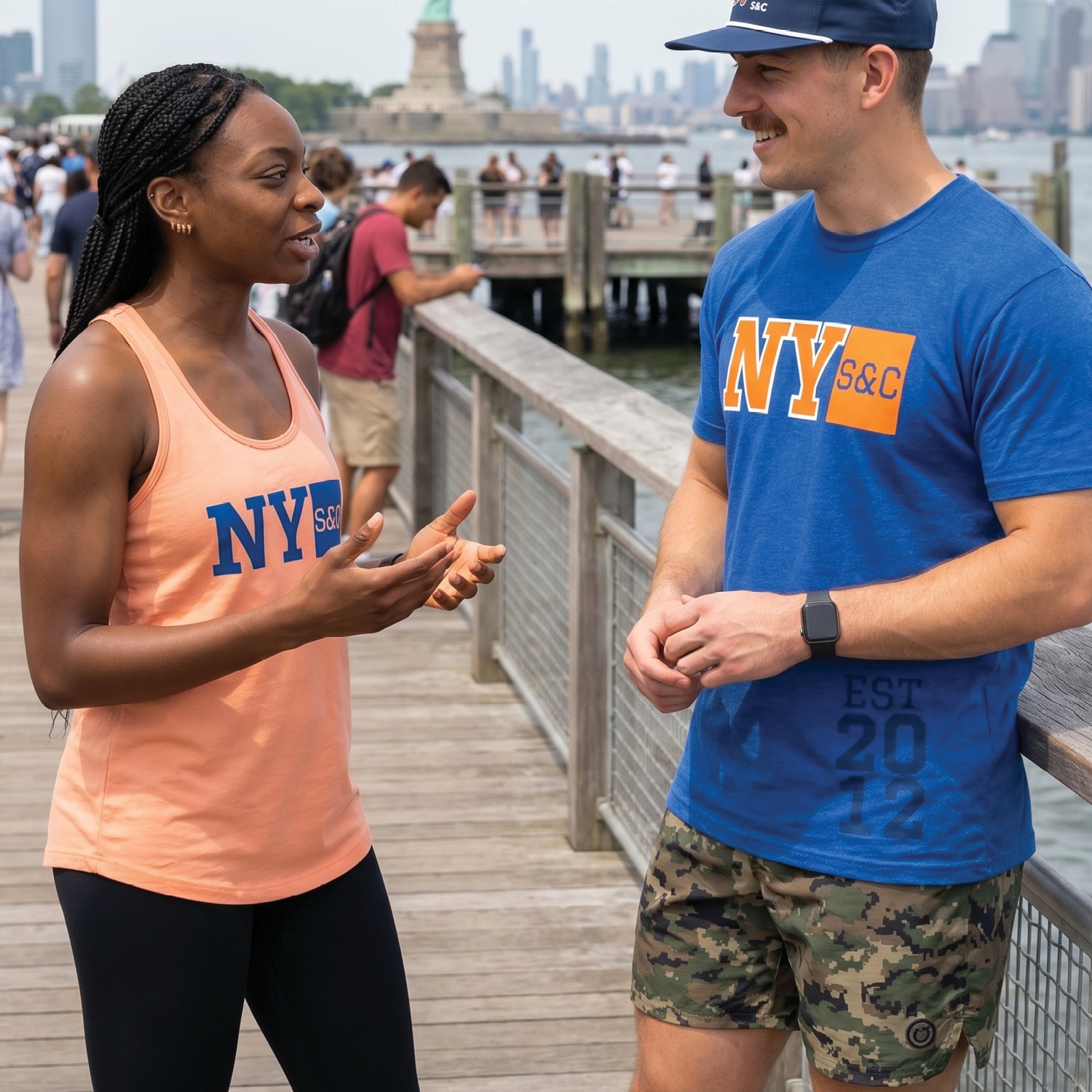NY S&C blue tee