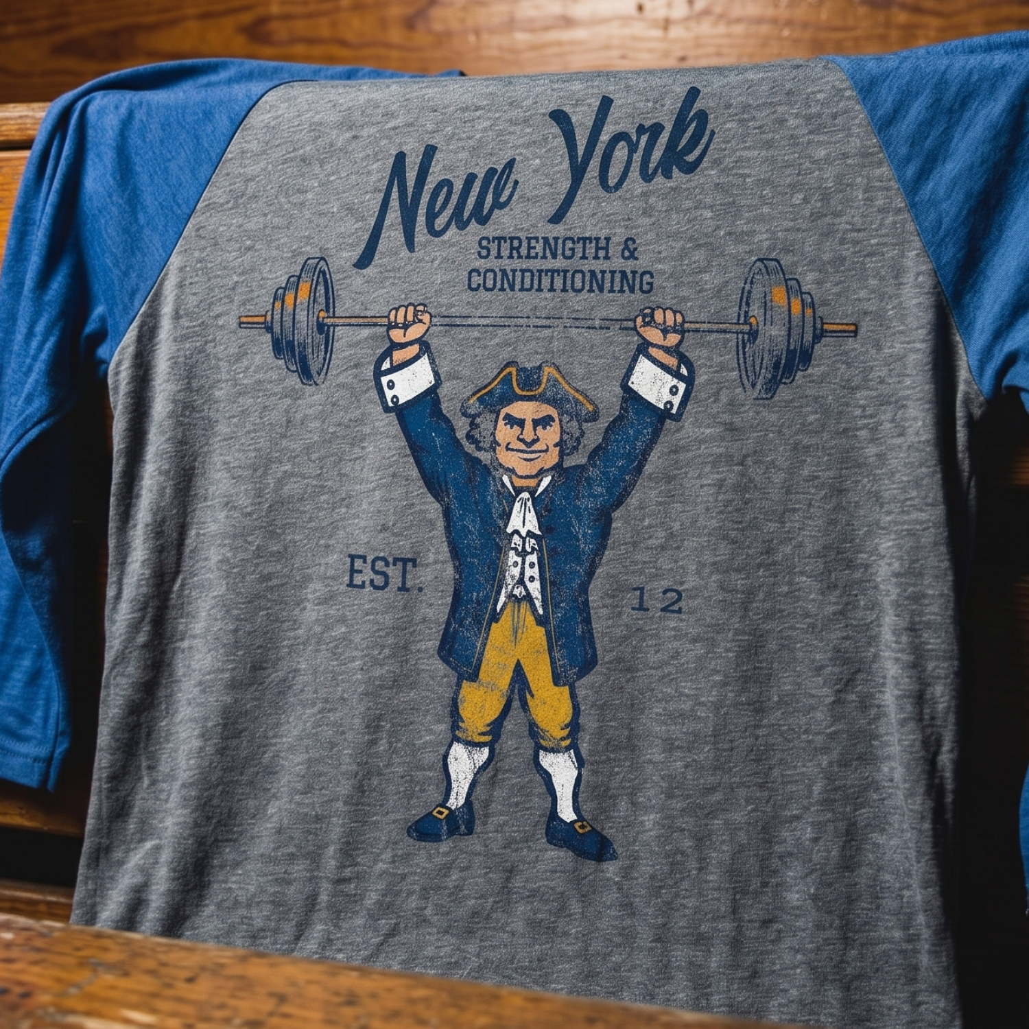 NY S&C raglan shirt