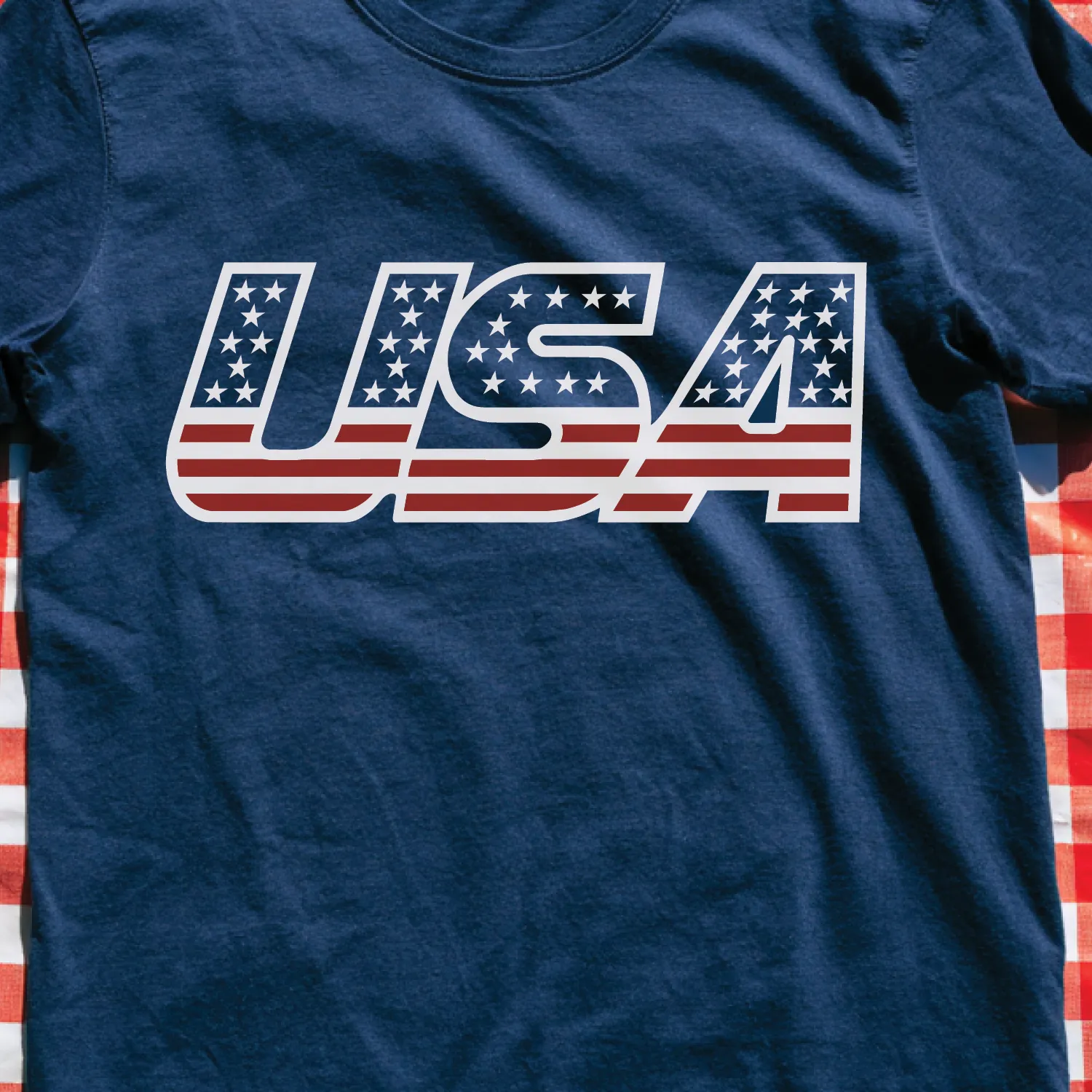 Retro Republic Fourth of July design