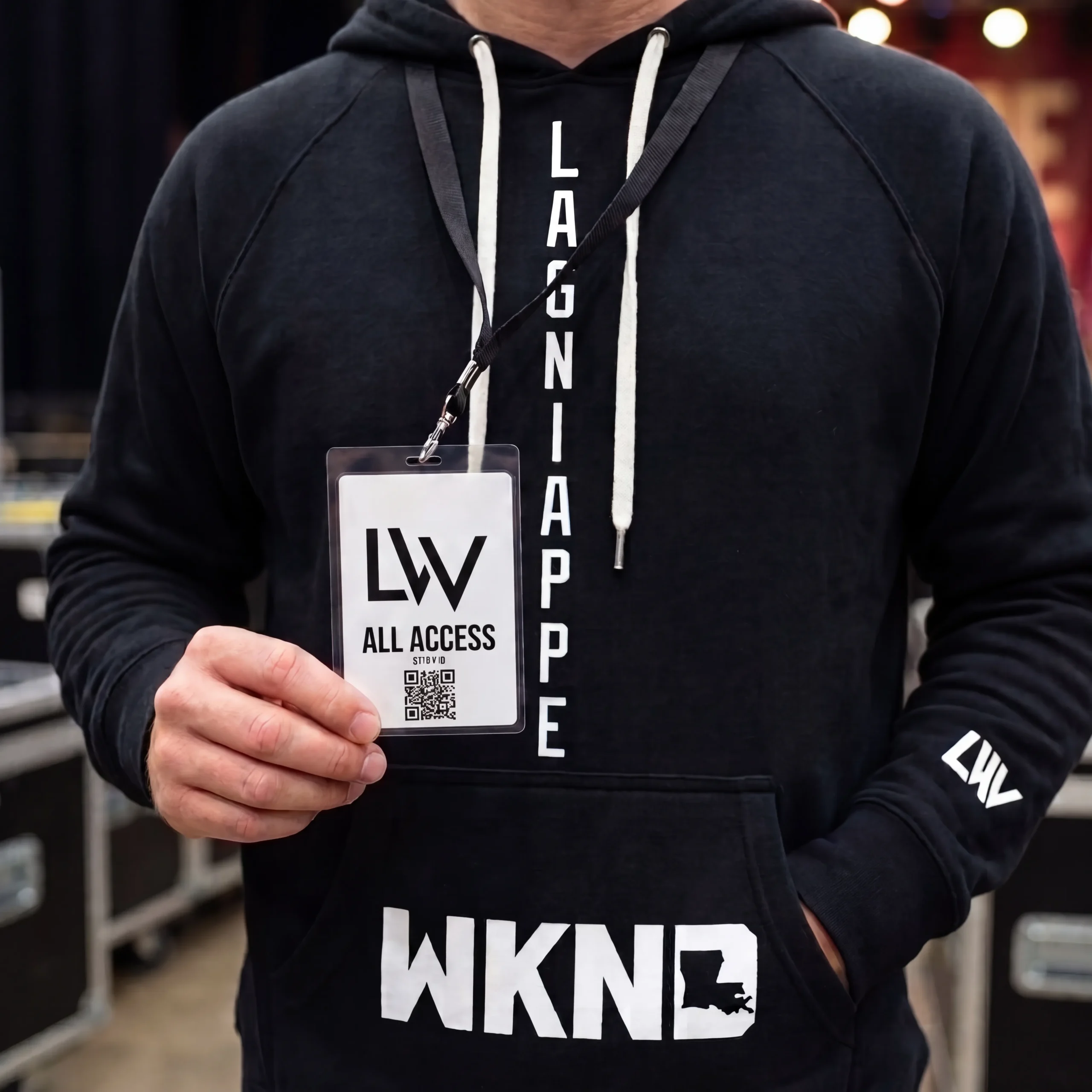 Black Lagniappe WKND hoodie