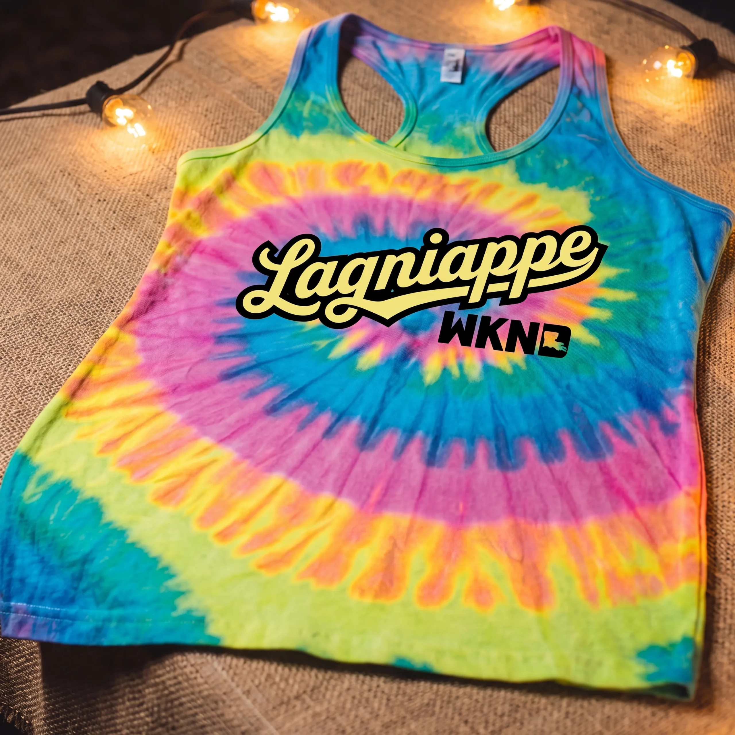 Colorful Lagniappe WKND festival tank
