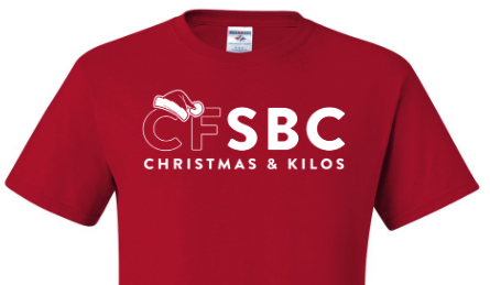 Christmas and Kilos competition shirt