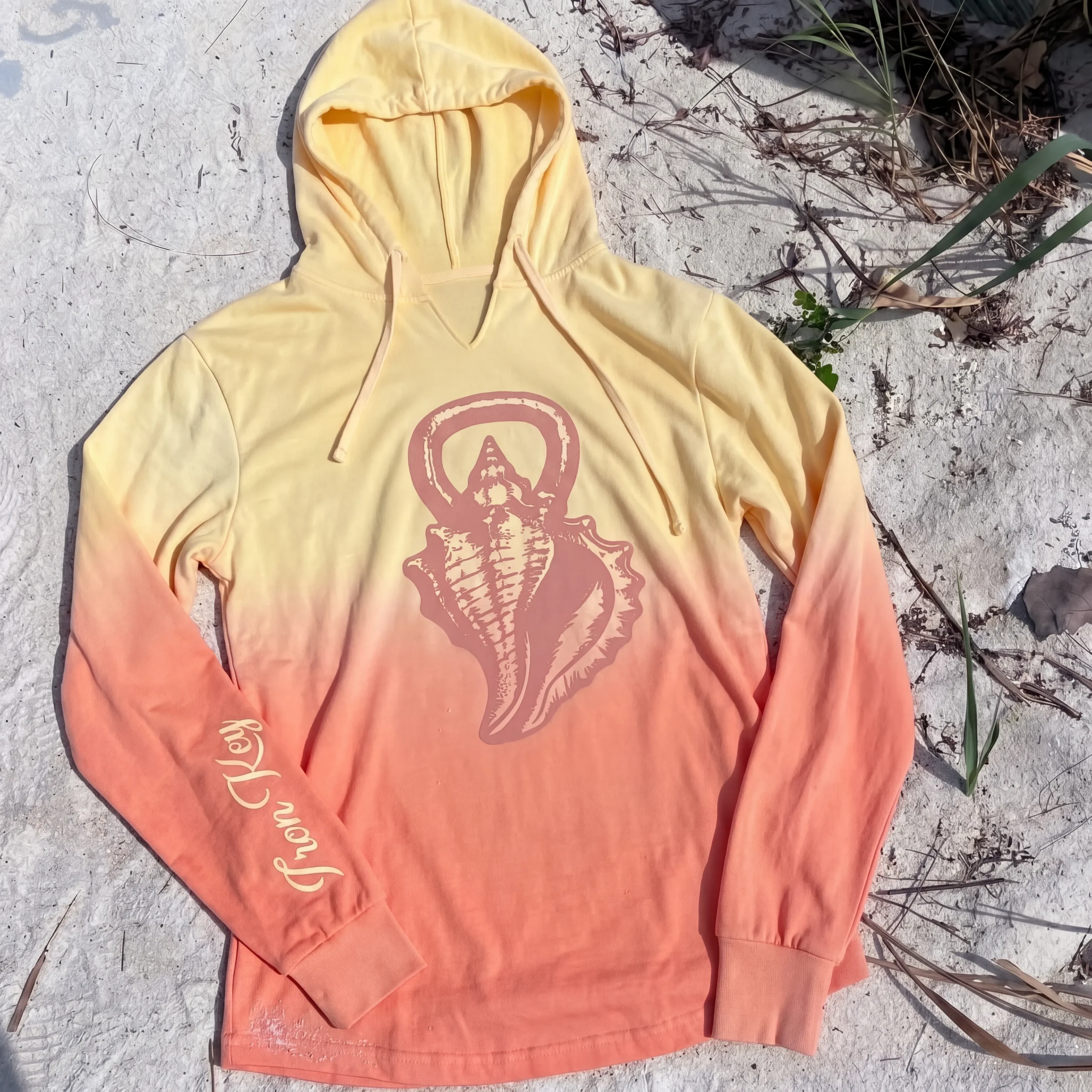 Iron Key KettleConch shirt concept photographed near Sombrero Beach