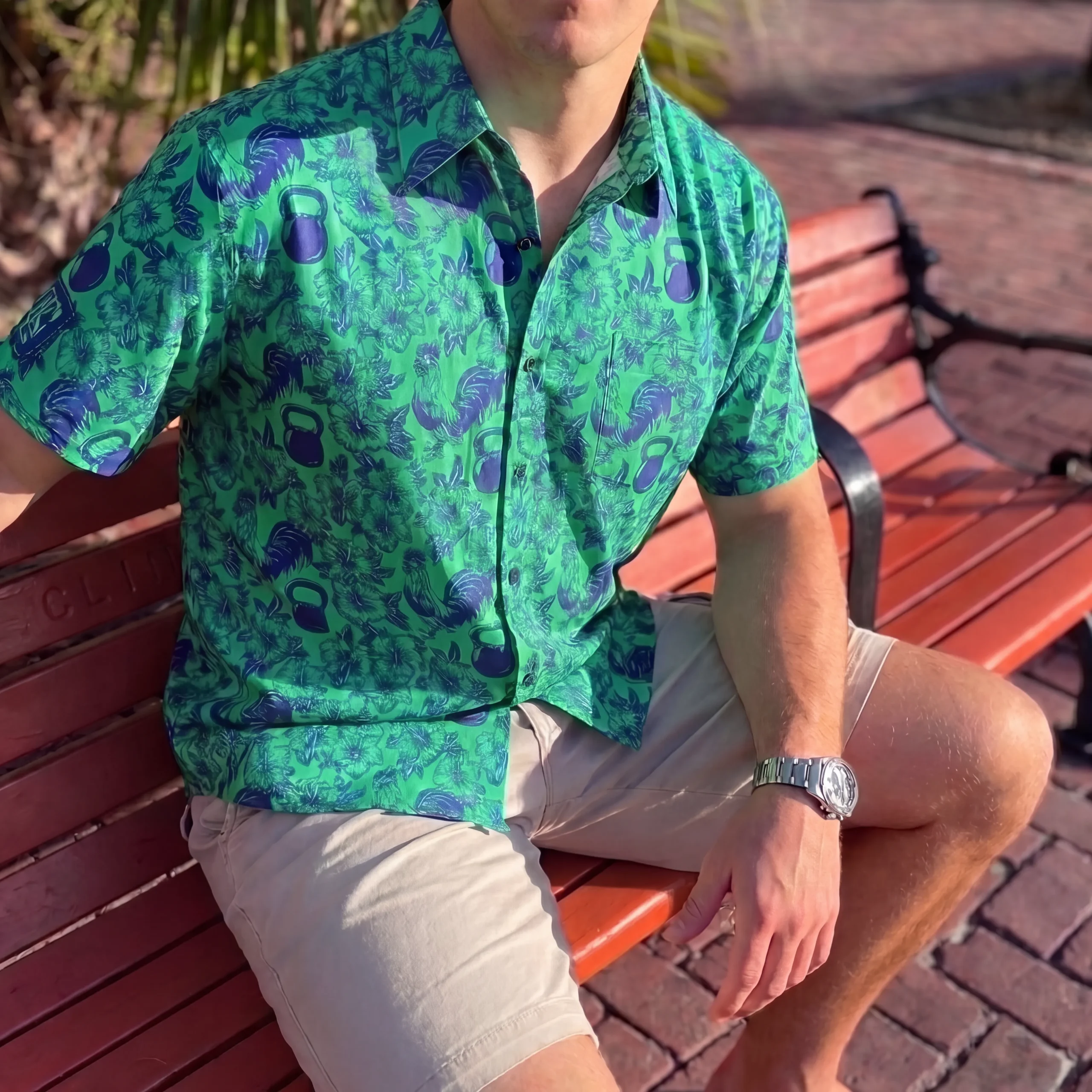 Iron Key Keywaiian Shirt photographed in Key West